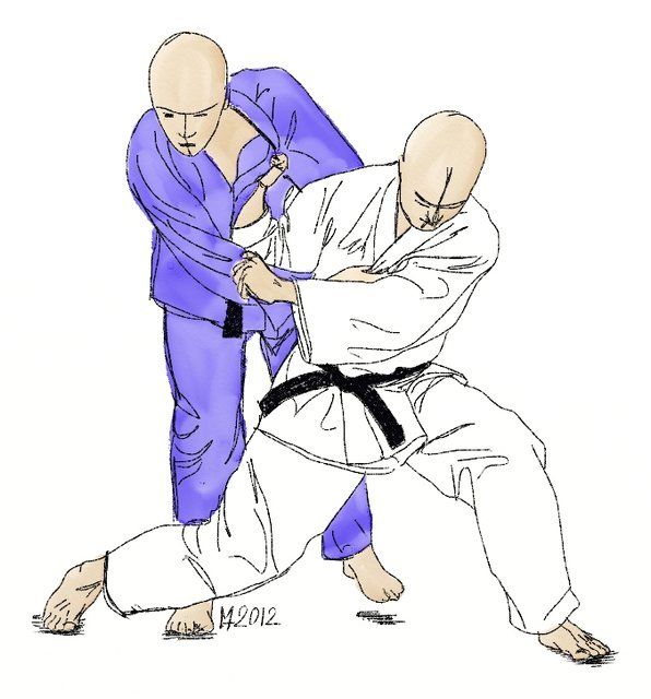Zeichnung: Tai-otoshi