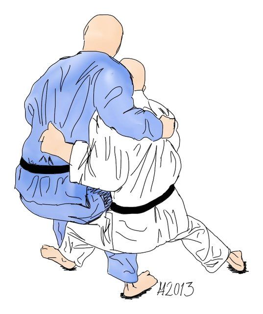 Zeichnung: Tani-otoshi