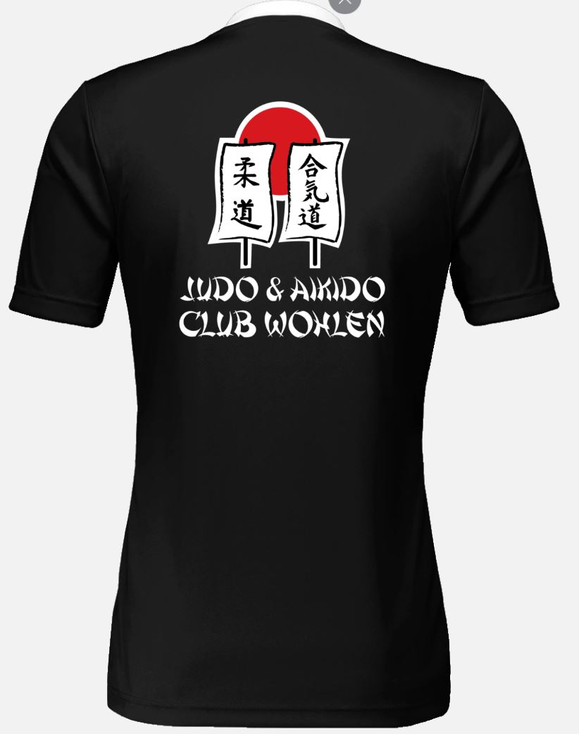 Vereinsshirt, Rückseite, Schrift weiss