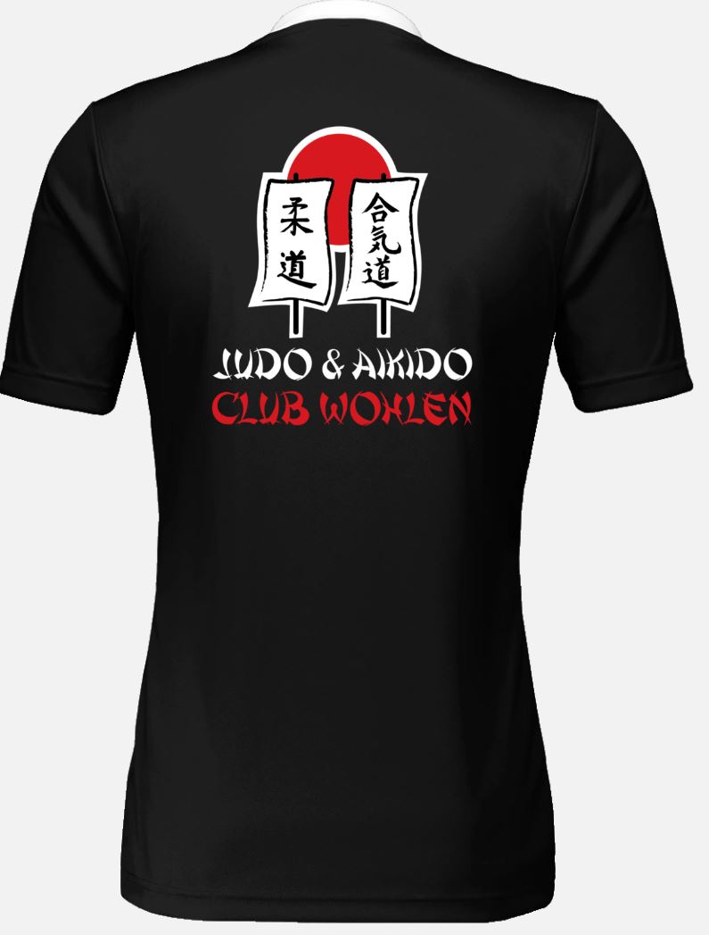 Vereinsshirt, Rückseite, weiss und rot